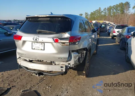 2017 Toyota Highlander Xle from USA, damaged, VIN 5TDJZRFH1HS443505
